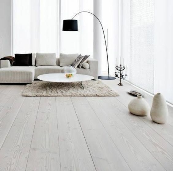 Suelos y decoración, la moda del blanco