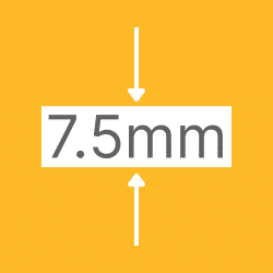 Espesor tarima 7.5mm