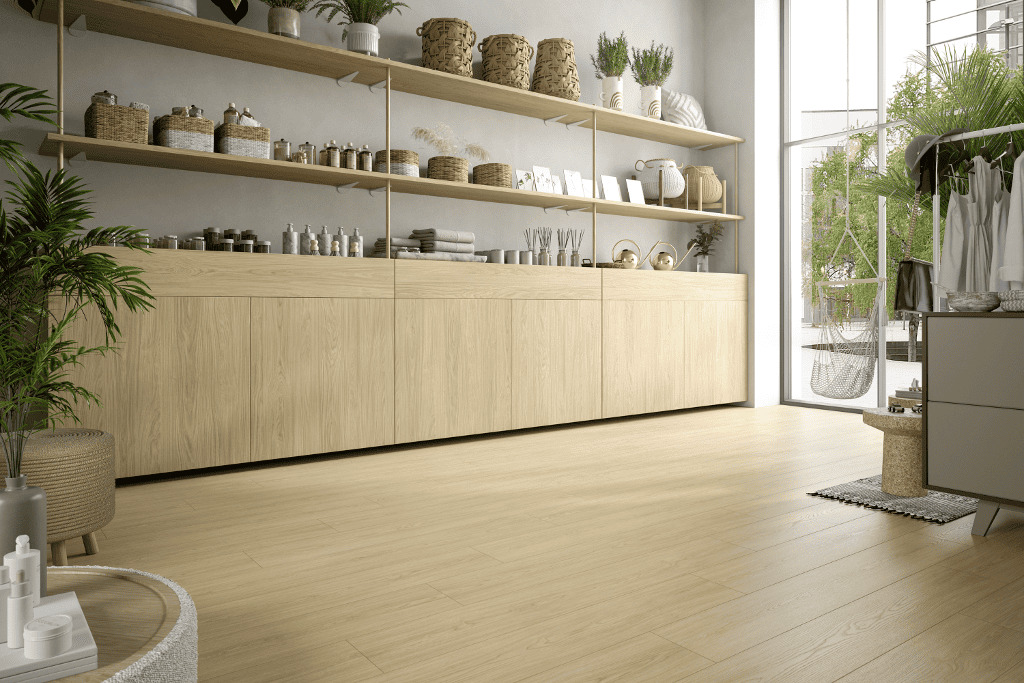 tarima laminada roble casclana