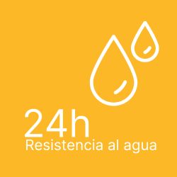 24h Resistencia al agua