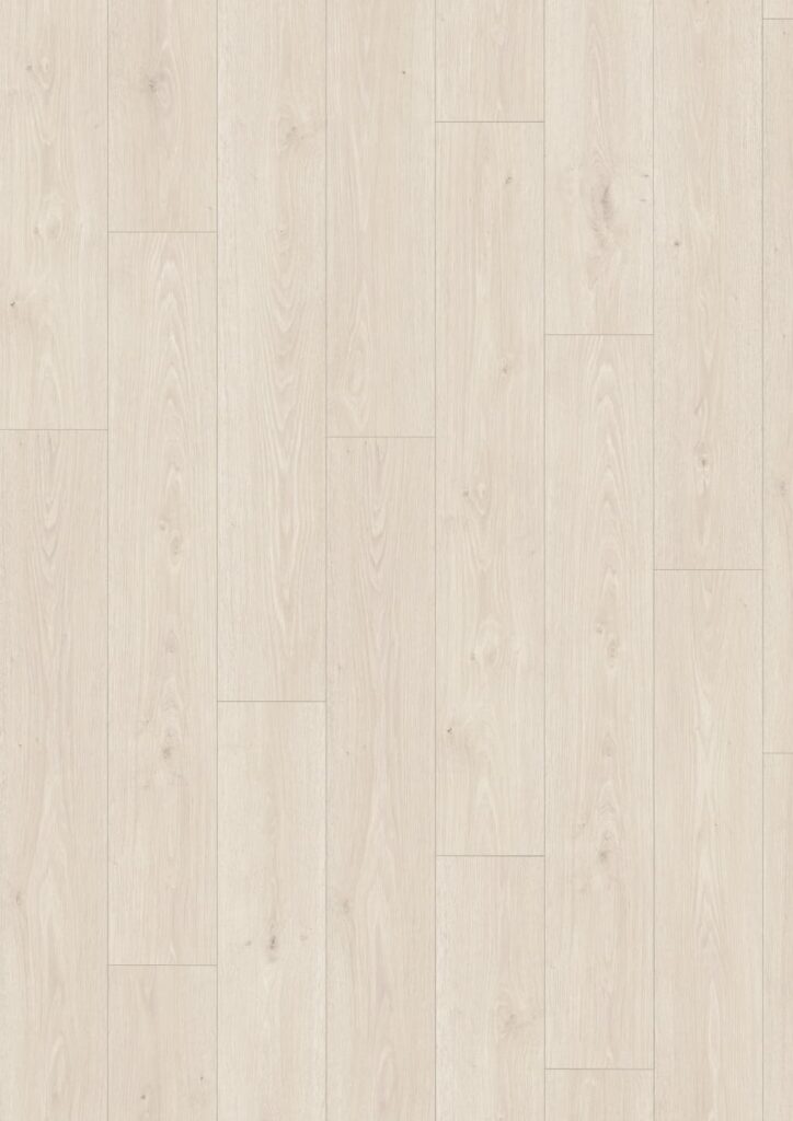 detalle tarima laminada blanca roble trebla